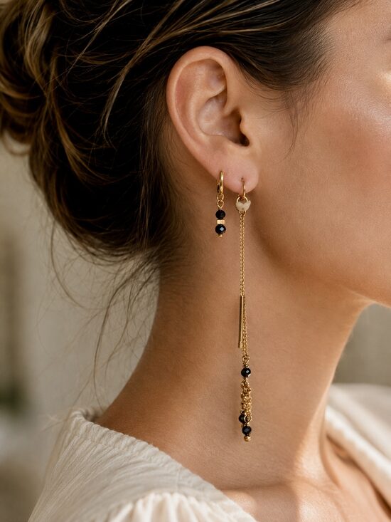 Isis Midnight Charm Earrings