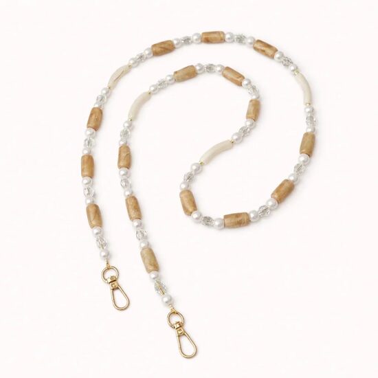 Loreto Long Phone Chain - Beige 