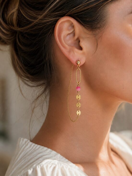 Isis Pink Harmony Earrings