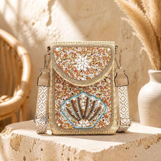 Boho Shell Telefoontas – Seashell Edition