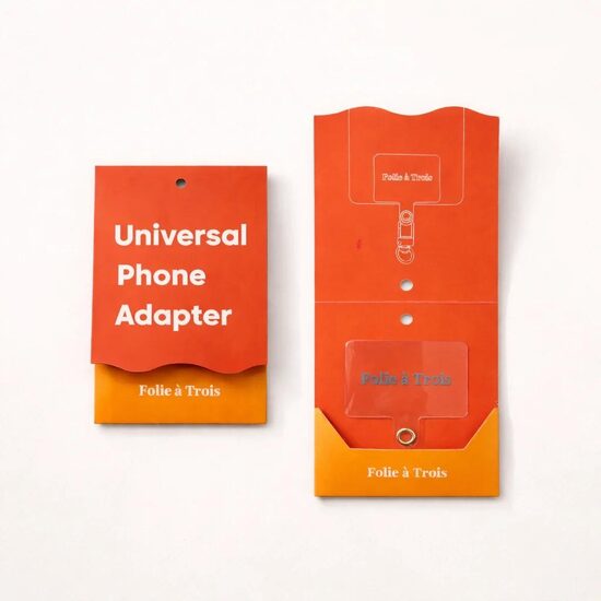 Universal phone adapter gold